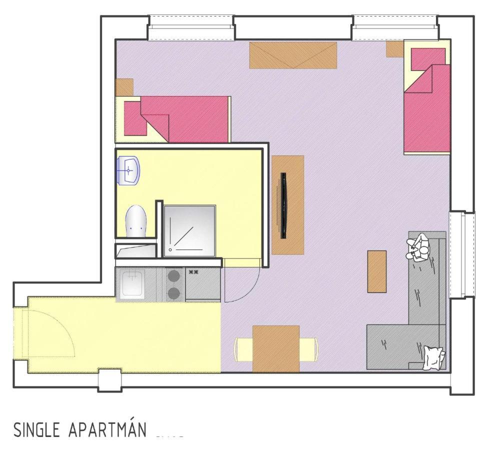 Rezort Gothal Apartmany A Penziony 多纳瓦利 客房 照片