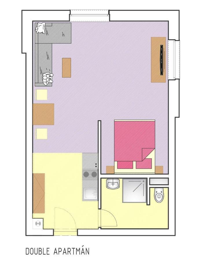 Rezort Gothal Apartmany A Penziony 多纳瓦利 客房 照片